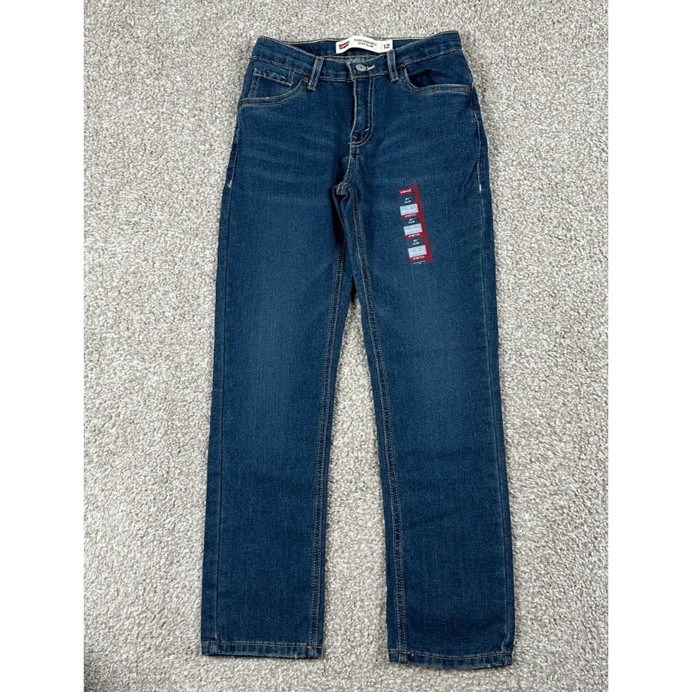 Levi's 511 Jeans Boys 12 Performance Slim Stretch 26x27 Adjustable Waist Stretch